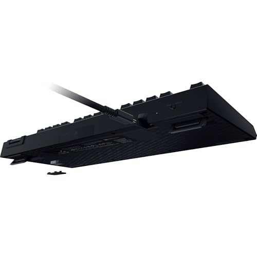 Image of Razer BlackWidow V4 Tenkeyless HyperSpeed (Orange Tactile Switches) - Wireless Hot-swappable Gaming Keyboard - Bluetooth & HyperSpeed 1000Hz - Snap Tap - QWERTY UK-Layout | Black