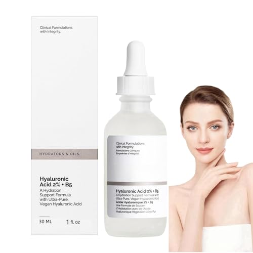 Hyaluronic Acid 2% + B5 Face Serum,Dark Spot Remover for Face,Hyalu B5 Serum,Moisturiser Face,Hyaluronic Acid Serum for Hydrated,Anti Aging Serum for Face,Brightening Serum,BotoxFace Serum