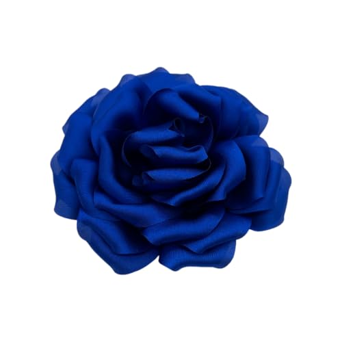 Image of Rose Brooch and Pin for Women Elegant Delicate Flower Pin Shawl Clip Duck Beak Clip for Women's Dress Banquet Party Jewelry Gift