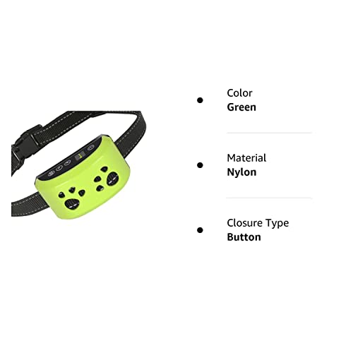 Dog Bark Collar, Anti Barking Collar With 7 Adjustable Levels, Harmless Shock, Beep Vibration, Smart Correction And Led Indicator-Reachargeable No Bark Collar For Small Medium Large Dogs,Waterproof #TOP7