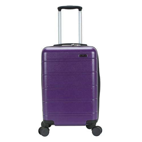 Valise rigide Rockland Tahoe violette idéale pour vos vacances en famille