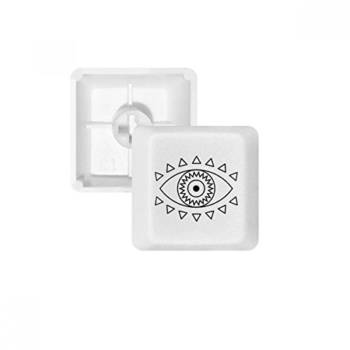 Keycaps PBT œil Totem pour Clavier mécanique Blanc OEM R3
