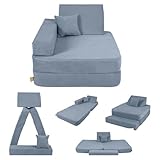 speedy sofa set Sillón, sofá y colchoneta: Un solo mueble que se convierte en sillón, sofá o esterilla de juego; las piezas de espuma se despliegan o pliegan fácilmente para adaptarse a cada actividad.