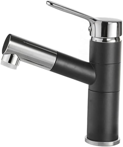 HYHJYMG Mezclador de baño Toque con pulverizador de pulverización Dual Modo de Palanca de una Sola Palanca de latón Grifo Mezclador de Lavabo de baño Tapón