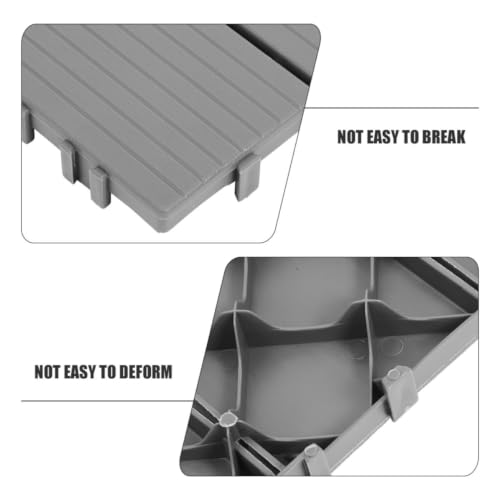 Baldosas entrelazadas de plástico PP SOLUSTRE para suelos de exterior pack de 4 piezas 3