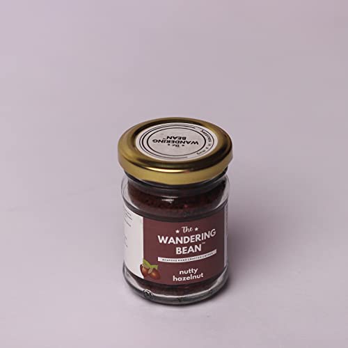 Image of The Wandering Bean Blend Rich & Smooth Nutty Hazelnut Instant Coffee (40 Grams) Gift Festive, Best Gift Hamper, Granules, Bottle