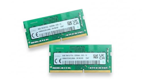 Image of 16GB Laptop RAM Kit (8GBx2) DDR4 3200MHz PC4-25600 SODIMM | Compatible Upgrade for SK hynix |1Rx16 Dual Channel 260-Pin 1.2V Memory Upgrade