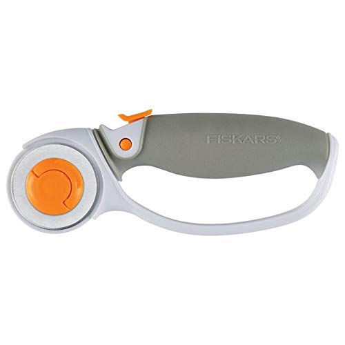 Fiskars Craft Supplies: Rotary Cutter, Comfort Loop Fabric cutter for Sewing and Quilting Projects...