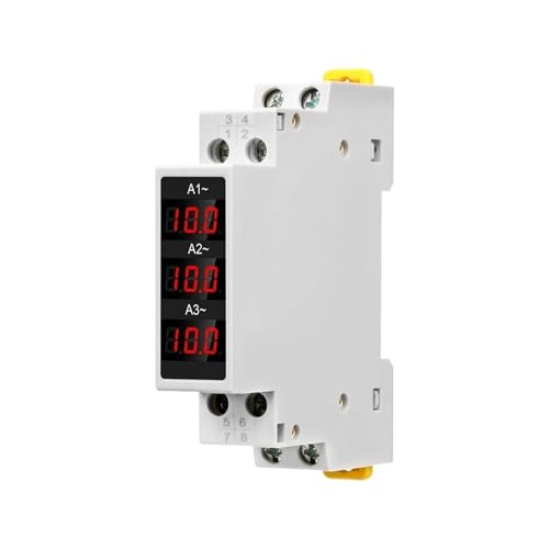 Indicateur de jauge de courant modulaire LED AC 80-500V 100A ampèremètre rail
