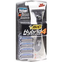 Bic Hybrid Advance Razor, 4 Each (Pack of 3)