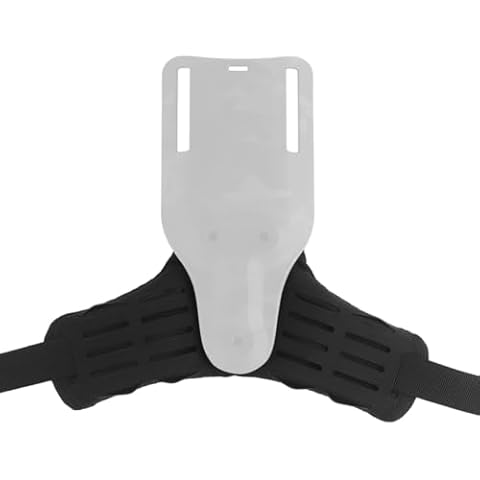 Universal Tactical Gun Holster Adapter Base Lightweight Adjustable MOLLE ARC Drop Leg Holster Thigh Belt Platform (Black) Cover