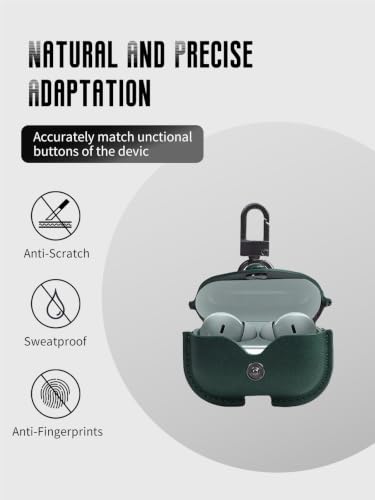 Étui Moto Buds 2 en texture cuir : la housse chic et robuste en vert