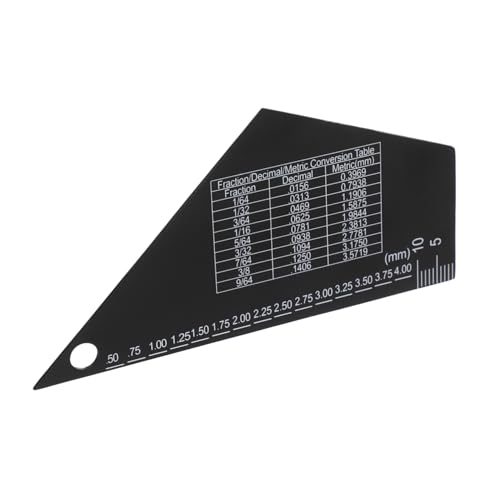 BAZEITFLOW ギター弦高ゲージ定規 フレットレベリングツール 弦アクション測定用 アジャストメント対応 楽器調整 プロ用修理工具