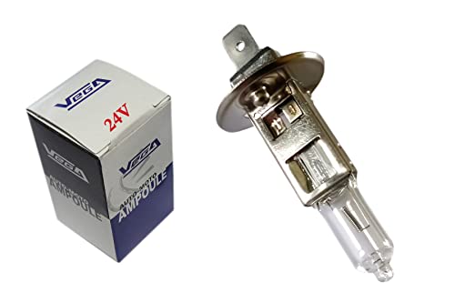 Vega Bombilla Maxi 24 V, H1, 100 W, P14.5s, marca francesa.