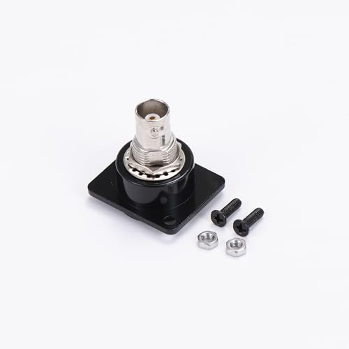 Adaptateur BNC série D connecteur de panneau femelle 2 trous pour câble coaxial - 3