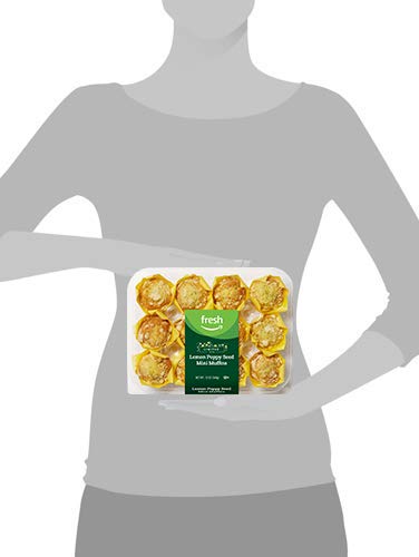 Fresh Brand – Spring Lemon Poppy Seed Mini Muffins, 12 oz (12 ct) (Seasonal)