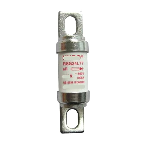 Fusible ultra-rapide RSG24L77 660 V avec pouvoir de coupure 100 kA