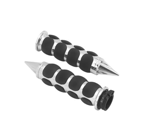 Empuñaduras de mano de 1" para motocicleta y manillar de 25mm compatible con cruiser custom 1
