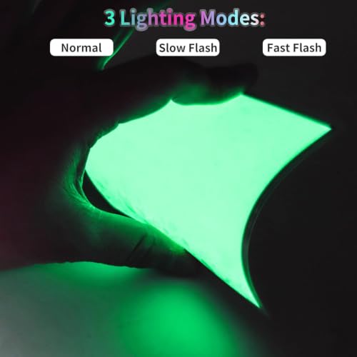 Image of jose2015 Electroluminescent Panel 10x10CM,Cuttable DIY Electroluminescent El Panel Light,3 Modes for DIY Decoration(Green)