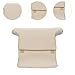 Hzskjyt Waist Cushion Chair Backrest Pad Back Support Mat Seat Back Pillow for Computer Chair, Beige