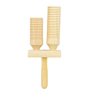 Twee Tone Dubbele Houten Blok Houten Percussie Geluid Tube Rod Speelgoed Muziekinstrumenten voor Beginners Kids Peuter…