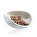 lida 11x4CM White Porcelain Cha He Tea Vessel -Loose Leaf Tea Presentation- Tea Accessory - Tea Scoop-Tea