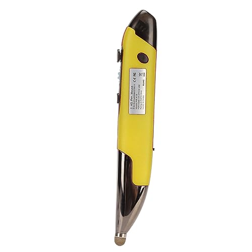 Ratón inalámbrico recargable de material ABS amarillo con Bluetooth y 2,4 G 4