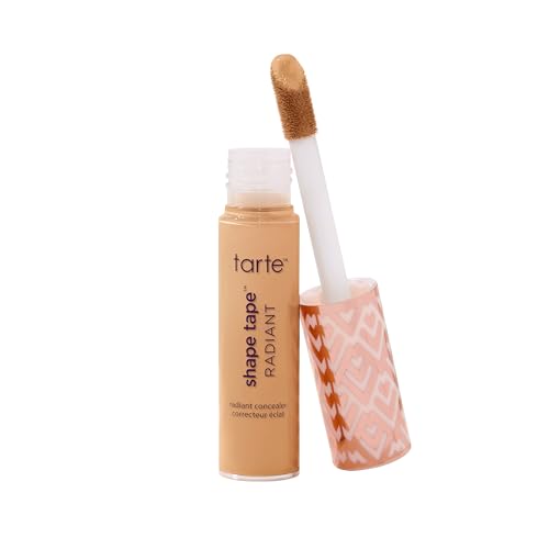 tarte shape tape radiant concealer – Medium-Coverage, Radiant Finish for Under Eye Concealer for Dark Circles, Fine Lines, Redness & Discoloration, Hydrating, Vegan, Cruelty Free
