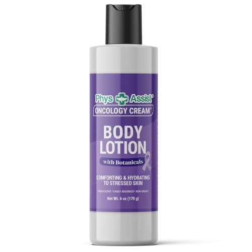 PhysAssist Oncology Cream Body Lotion with Botanicals – Hydrating Lotion for Dry, Sensitive and...