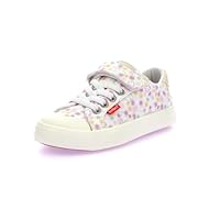 Kickers Unisex Children's Kickgoldi Trainers, White printed Festi summer, 6 Big Kid