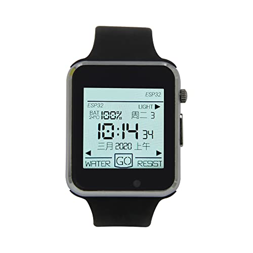 LilyGO T-Watch 2020 ESP32 Montre programmable avec ESP-IDF ou MicroPython (Noir) Cover