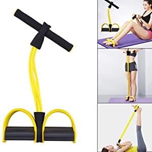 Image of Immortal Pull Reducer Training Bands-4 Tubes Body Pedal Exerciser Yoga Crossfit Exercise, Arm Exercise, Tummy Body Building Training Men and Women (PR Reducer)