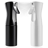 2 Stück Kontinuierliche Wassersprühflasche, Haar- und Wassernebel für Haarstyling, Reinigung, Auslaufsicher mit Feinem Sprühnebel,Nachfüllbare Flasche für Haare, Pflanzen, Haushalt und Reisen (200ml)