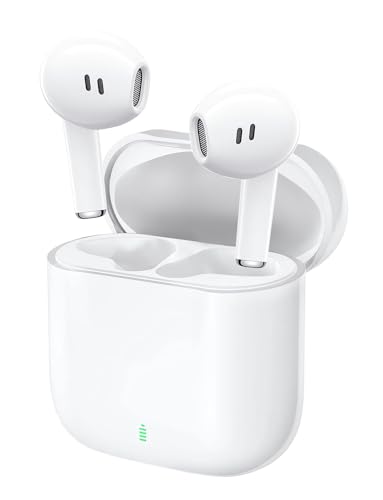 Wireless Earbuds, Bluetooth 5.4 Headphones In Ear with 4 ENC Noise Cancelling Mic, 48H HiFi Stereo Deep Bass Wireless Earphones, IPX8 Waterproof Fast Charge Mini Ear Buds Bluetooth Earbuds for iPhone