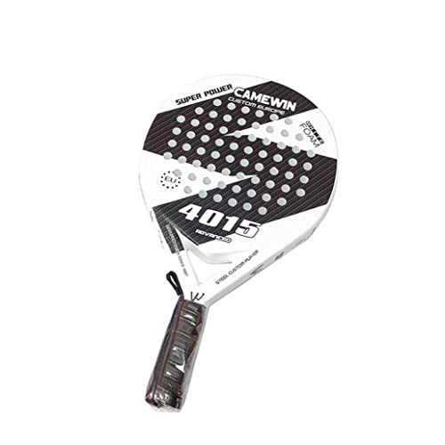 Raquette plage tennis fibre de carbone premium blanche avec sa housse de protection de tennis