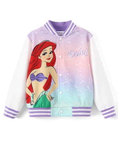 Image of Disney Girl & Boy Varsity Bomber Jacket Fall Sweatshirt Toddler to Big Kid