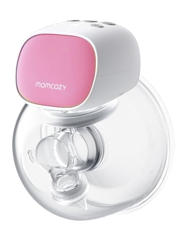Image of Momcozy Hands Free Breast Pump S9 Pro Updated, 1 Pack Coral Pink