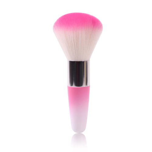 Bestpriceam 1pc Pro Nail Art Dust Cleaner Face Blush Brush Makeup Cosmetic Gift (Pink)