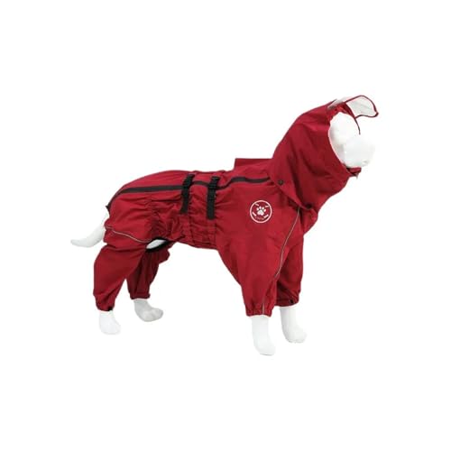 Manteau imperméable pour chien de grande taille veste 4XL vert fluorescent - 7