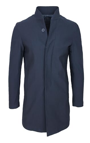 Veste homme bleu XL coupe cintrée résolvant le manque d'élégance