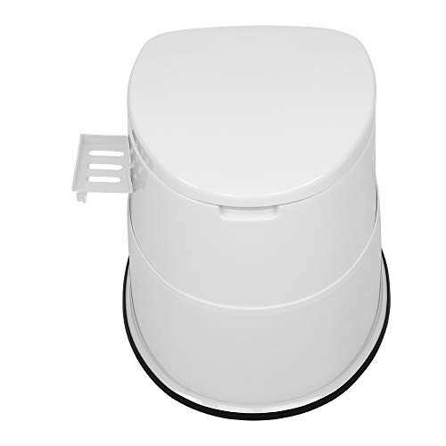 Vasitelan Removable Portable Toilet For Camping With Inner Bucket Indoor Outdoor Portable Toilet With Toilet Paper Holder And Storage Shelf For Camping thumb #2