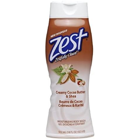 Zest Body Wash, Creamy Cocoa Butter & Shea Cover