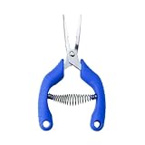 Fish Bone Tweezers - Stainless Steel Fish Deboning Tool with Non-Slip Handle - Ergonomic Design for Lasting Comfort, Detachable Parts for Easy Cleaning - Professional Quality (Straight Long Nose)