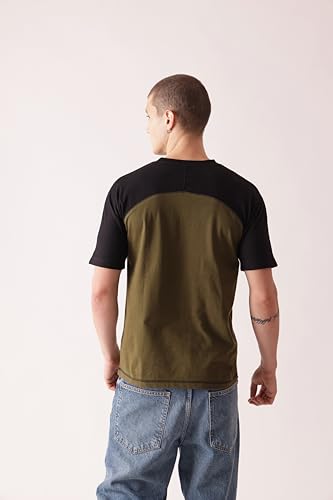 Image of Trendy Men's Round Neck T-Shirt Pure Pre Combed Cotton Bio-Washed 3D Print (STM-003)