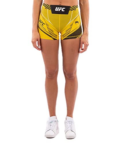 Venum Women's Standard UFC Authentic Fight Night Vale Tudo Short Fit, Yellow, X-Large
