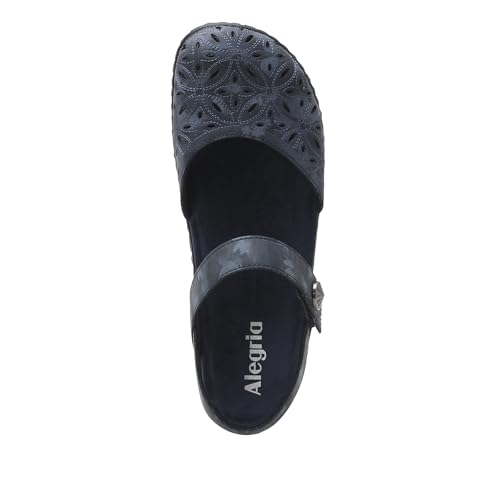 Image of Alegria Women's Opal Leather Shoes with Slingback Open Back Sandals