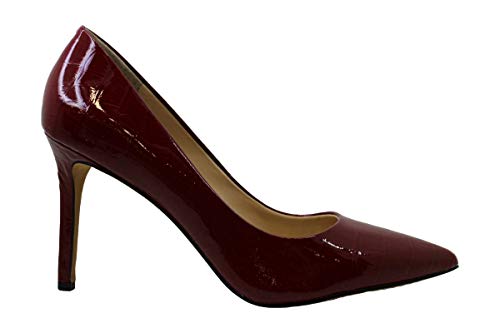 Vince Camuto Savilla Leather Pump, 9.5, Wine, Size 9.0
