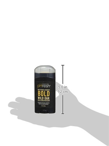 Image of Honestly pHresh Prebiotic Natural Deodorant for Men - Aluminum & Baking Soda Free with 24 Hour Odor Protection. Clean Vegan Deodorant for Sensitive Skin. Made In USA - Bold Wild Oak Scent, 2.5 oz