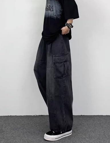 Y2k Baggy Jeans Cargo Jeans Trouser Hip Hop Streetwear Baggy Cargo Pants Skater Jeans3