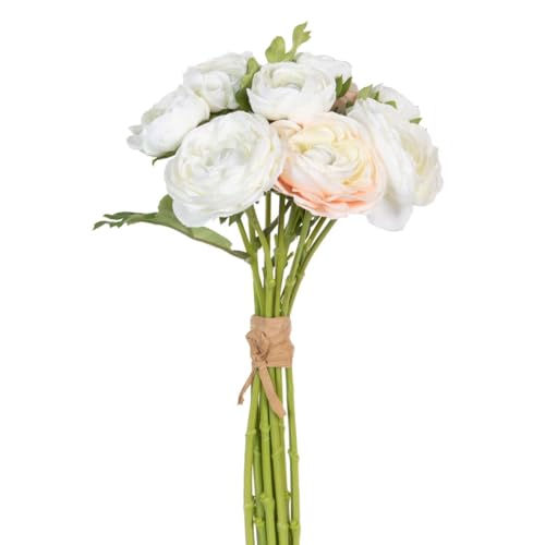 BigBuy Home Blumenstrauß, Grün, Rosa, 20 x 20 x 35 cm